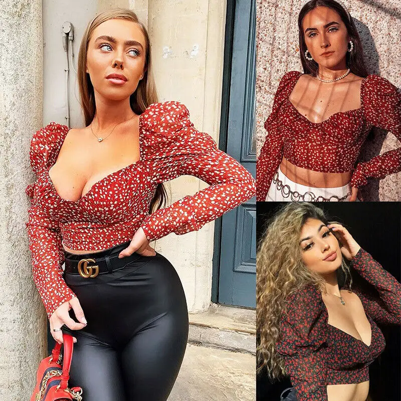 Hot Womens Elegant Fashion Women Polka Dot Long Puff Sleeve Slim Fit Shirt Casual Blouse Beach Blusas Party Clubwear Clothes
Hot Womens Elegant Fashion Women Polka Dot Long Puff Sleeve Slim Fit Shirt Casual Blouse Beach Blusas Party Clubwear Clothes