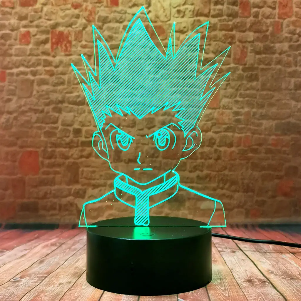 Забавный Настольный светильник с 3D иллюзией, светодиодный светильник 7 цветов, меняющий свет, модель манги, охотник x Hunter, Аниме фигурки, игру...
Забавный Настольный светильник с 3D иллюзией, светодиодный светильник 7 цветов, меняющий свет, модель манги, охотник x Hunter, Аниме фигурки, игру...