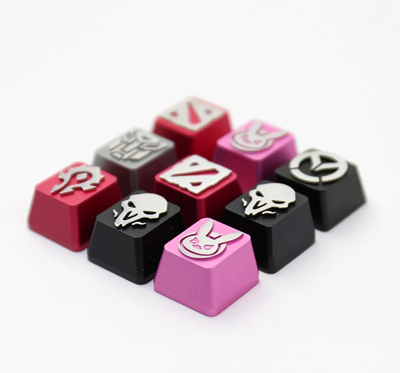 Aluminum alloy metal mechanical keyboard keycaps single keycaps personalized customization Dota Overwatch WOW Gaming keycaps
Aluminum alloy metal mechanical keyboard keycaps single keycaps personalized customization Dota Overwatch WOW Gaming keycaps