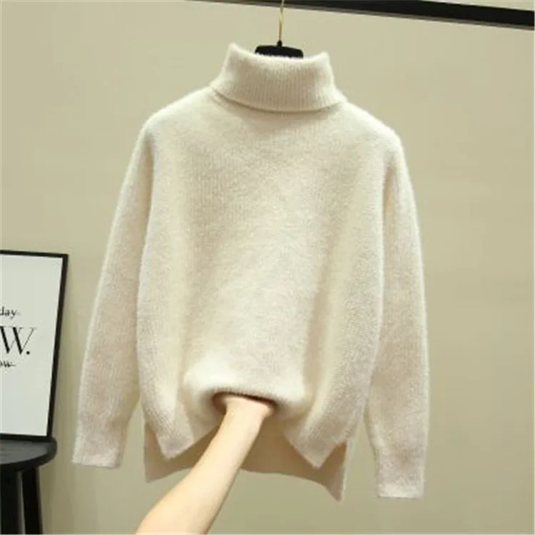 HAOOHU 2020 winter new women's sweaters fashion casual trends solid long sleeve turtleneck loose plus velvet warm soft sweater
HAOOHU 2020 winter new women's sweaters fashion casual trends solid long sleeve turtleneck loose plus velvet warm soft sweater