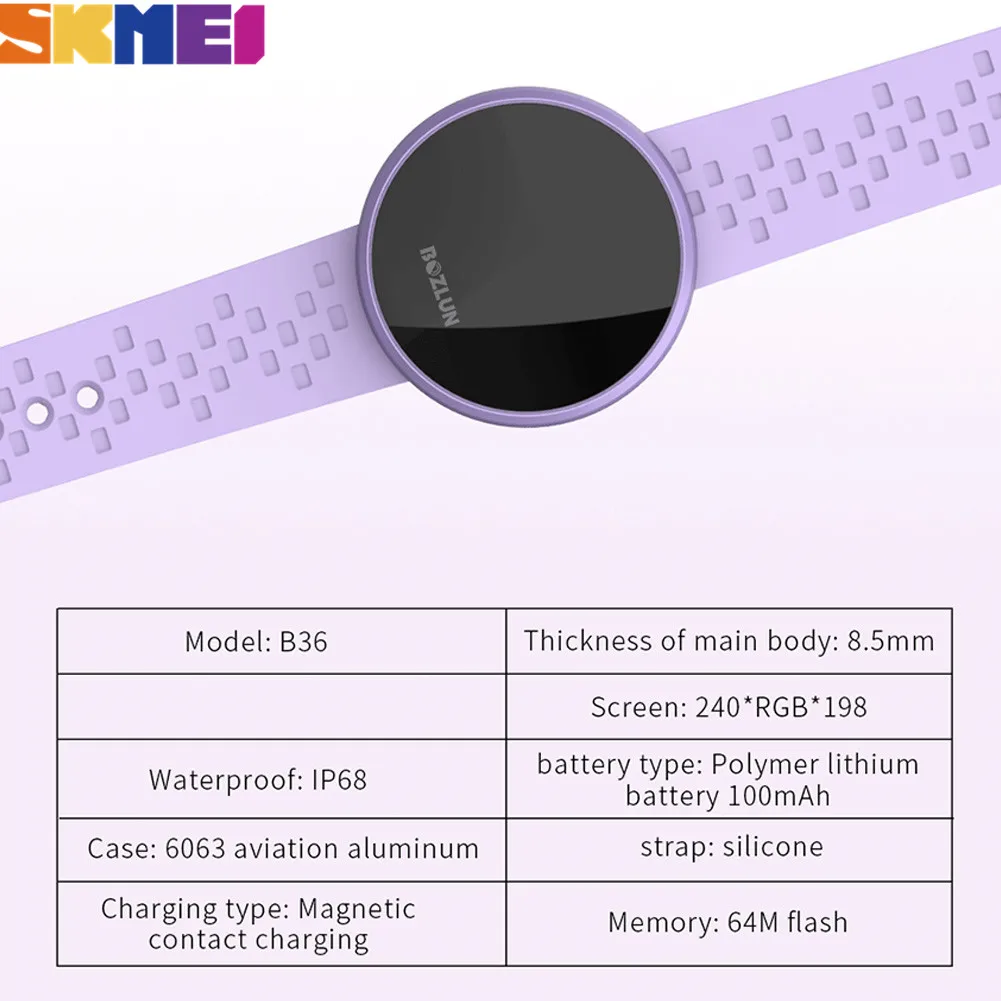 SKMEI Women Smart Watch 12 languages Heart Rate Female Period Reminder Beauty Smart wristband Calorie Sport Watches Clock B36
SKMEI Women Smart Watch 12 languages Heart Rate Female Period Reminder Beauty Smart wristband Calorie Sport Watches Clock B36