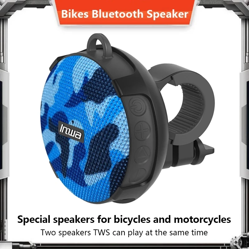 Bicycle TWS Bluetooth Speaker Portable Outdoor Bicycle Sound Column Waterproof Shower Speaker Boombox Hands Free + Bicycle Stand
Bicycle TWS Bluetooth Speaker Portable Outdoor Bicycle Sound Column Waterproof Shower Speaker Boombox Hands Free + Bicycle Stand