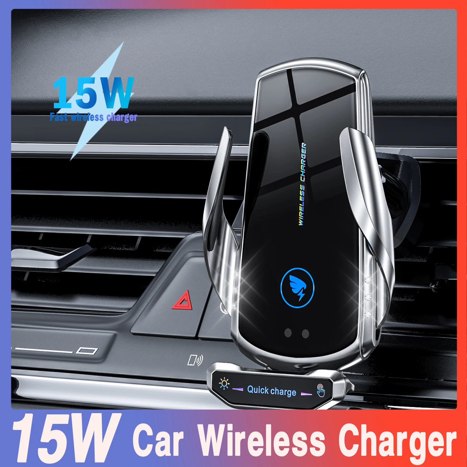 Fast Charging Wireless Charger Car Phone Holder for iPhone 11 12 13 Pro Max Huawei P50 Samsung S20 S21 Inductive Charge Holder
Fast Charging Wireless Charger Car Phone Holder for iPhone 11 12 13 Pro Max Huawei P50 Samsung S20 S21 Inductive Charge Holder