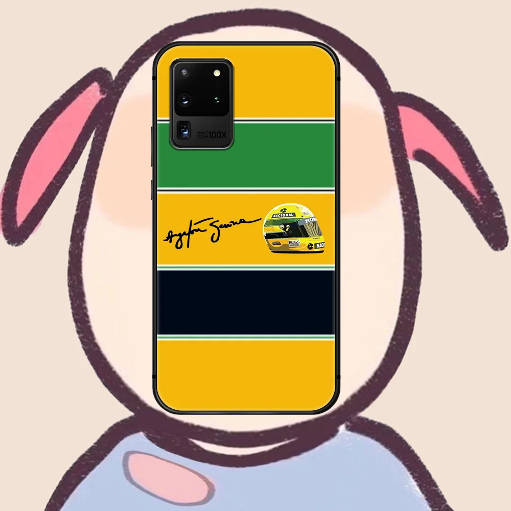 Ayrton Senna F1 Phone Case Cover Hull For Samsung Galaxy S 7 8 9 10 e 20 FE edge uitra plus Note 9 10 20 black Cover Luxury
Ayrton Senna F1 Phone Case Cover Hull For Samsung Galaxy S 7 8 9 10 e 20 FE edge uitra plus Note 9 10 20 black Cover Luxury