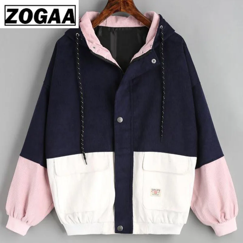 ZOGAA Autumn Outerwear & Coats Jackets Long Sleeve Corduroy Patchwork Oversize Zipper Jacket Windbreaker Coats and Jackets Women
ZOGAA Autumn Outerwear & Coats Jackets Long Sleeve Corduroy Patchwork Oversize Zipper Jacket Windbreaker Coats and Jackets Women