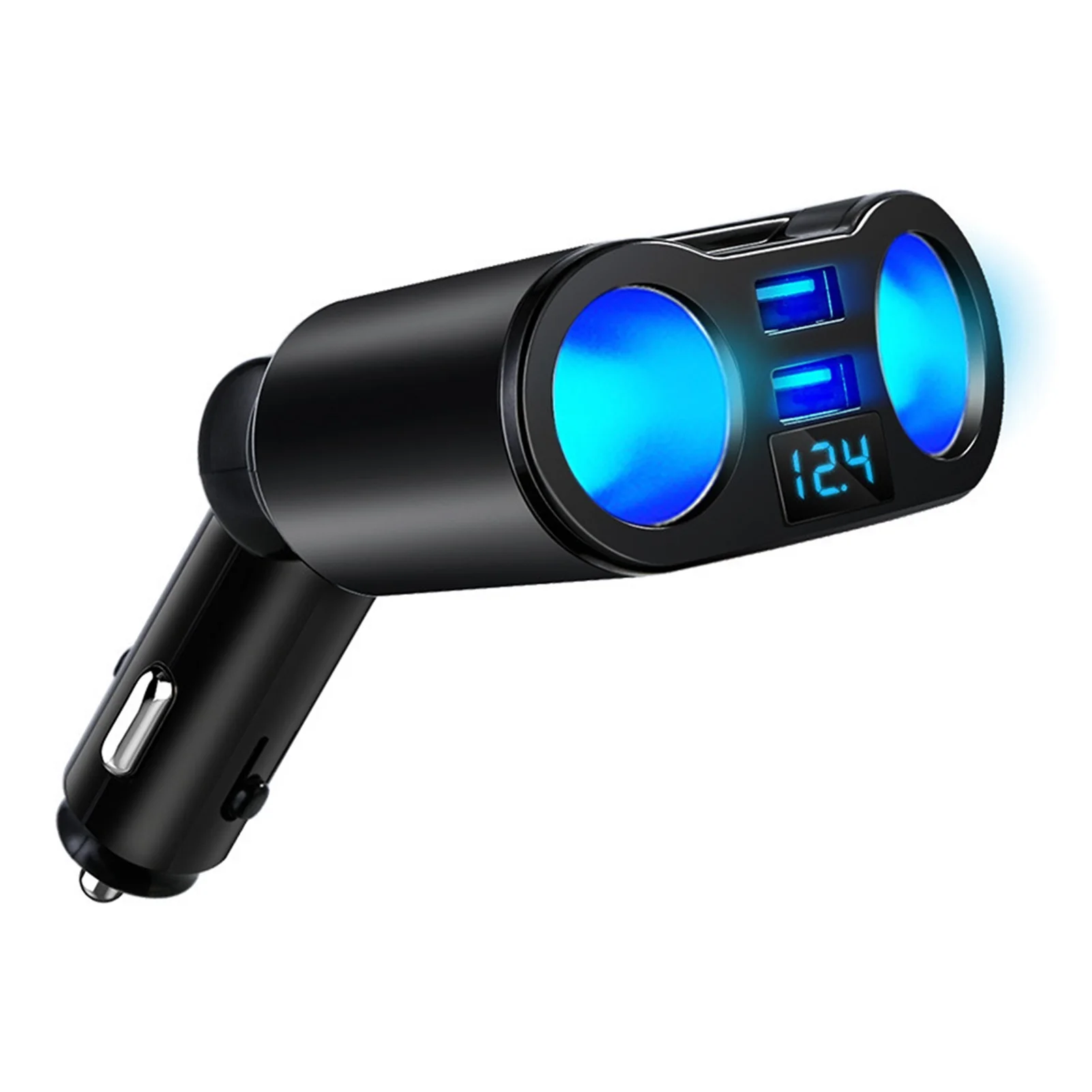 Universal 12V-24V Car Splitter Cigarette Lighter Socket Power Adapter 3.1A Dual USB Car Charger 120W Output with Voltage display
Universal 12V-24V Car Splitter Cigarette Lighter Socket Power Adapter 3.1A Dual USB Car Charger 120W Output with Voltage display