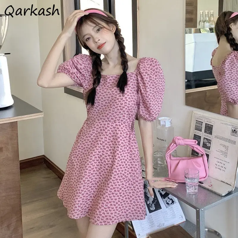 Floral Dress Women Sweet Lovely Hollow Out Leisure Young Students Summer Short Sleeve Empire Sexy Vestdios Fashion Ulzzang Mujer
Floral Dress Women Sweet Lovely Hollow Out Leisure Young Students Summer Short Sleeve Empire Sexy Vestdios Fashion Ulzzang Mujer