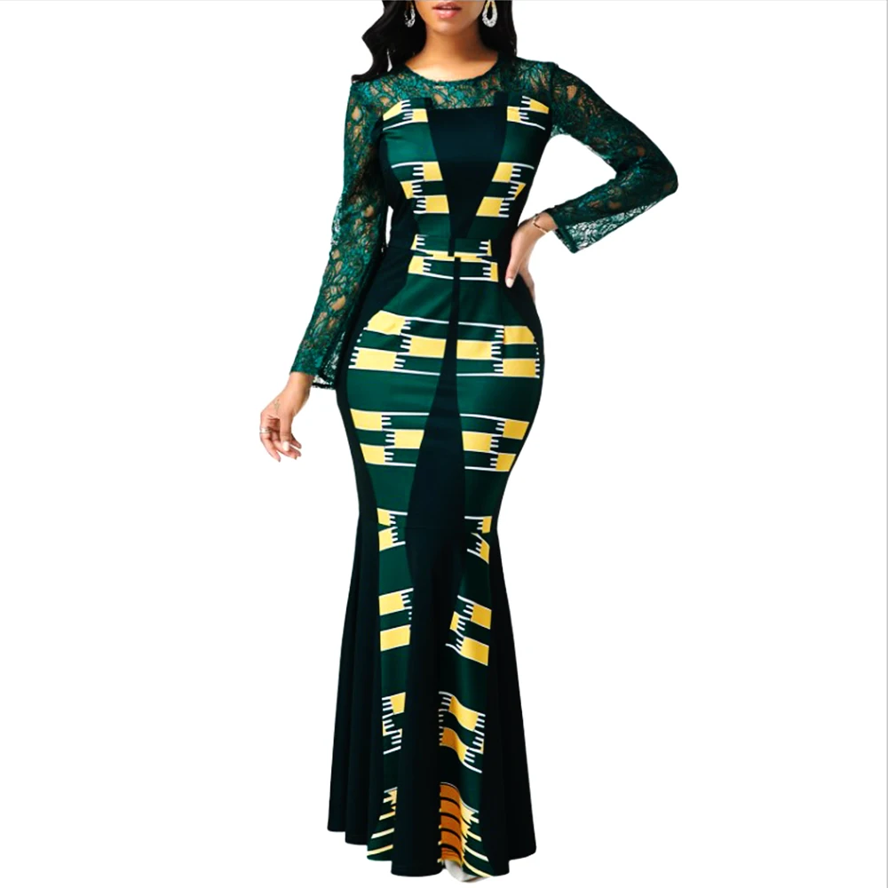 Elegant Vintage Sexy Hollow Out Lace Bodycon Mermaid Maxi Dresses Women 2020 Summer Autumn Casual Plus Size Slim Party Dress
Elegant Vintage Sexy Hollow Out Lace Bodycon Mermaid Maxi Dresses Women 2020 Summer Autumn Casual Plus Size Slim Party Dress