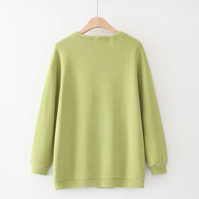 2020 New Fashion Brand Oversize Plus Size Women Sweatershirt Casual Pullovers Full Solid Polyester O-neck Regular 505haotian 
2020 New Fashion Brand Oversize Plus Size Women Sweatershirt Casual Pullovers Full Solid Polyester O-neck Regular 505haotian