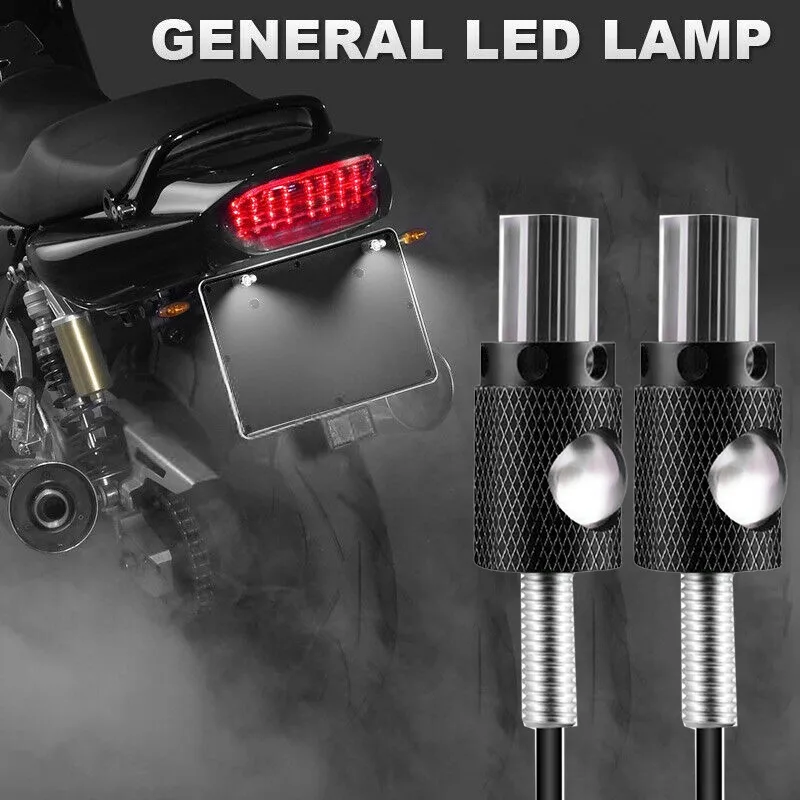 2pcs General Motorcycle LED License Plate Light Screw Bolt Light Bulb (Colorful Ribbon Flashing) Used As License Plate Lights
2pcs General Motorcycle LED License Plate Light Screw Bolt Light Bulb (Colorful Ribbon Flashing) Used As License Plate Lights