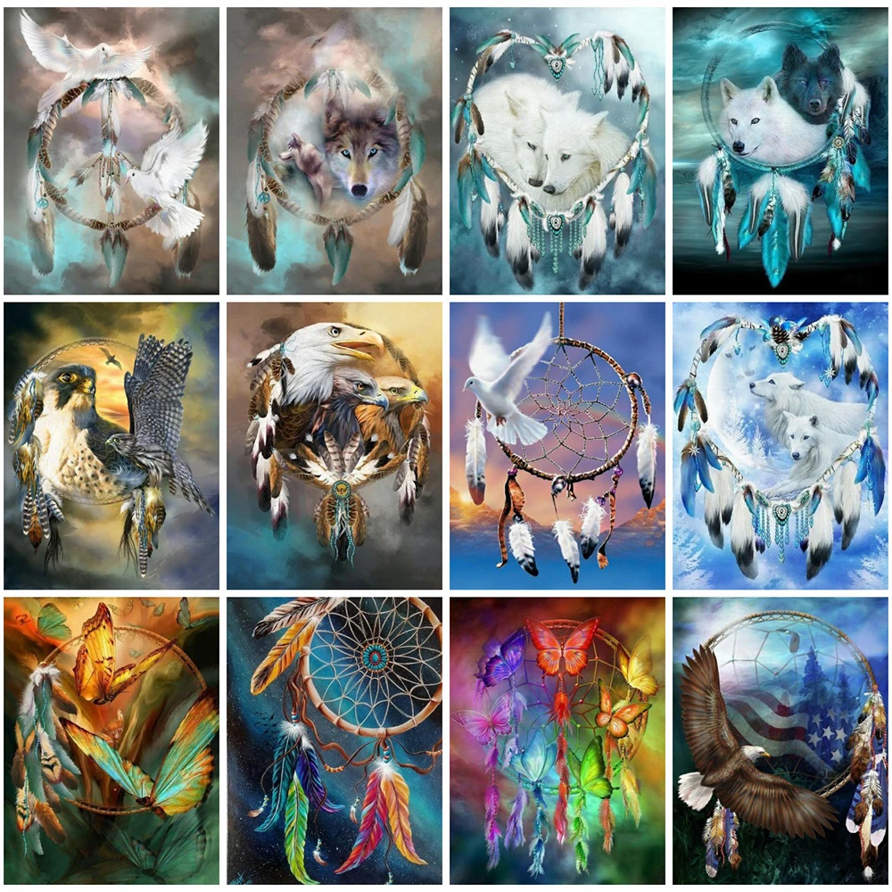 Diamond Embroidery Wolf Dreamcatcher Feather Full Square Round Diamond Painting Animals Cross Stitch Handmade Gift Wall Decor
Diamond Embroidery Wolf Dreamcatcher Feather Full Square Round Diamond Painting Animals Cross Stitch Handmade Gift Wall Decor