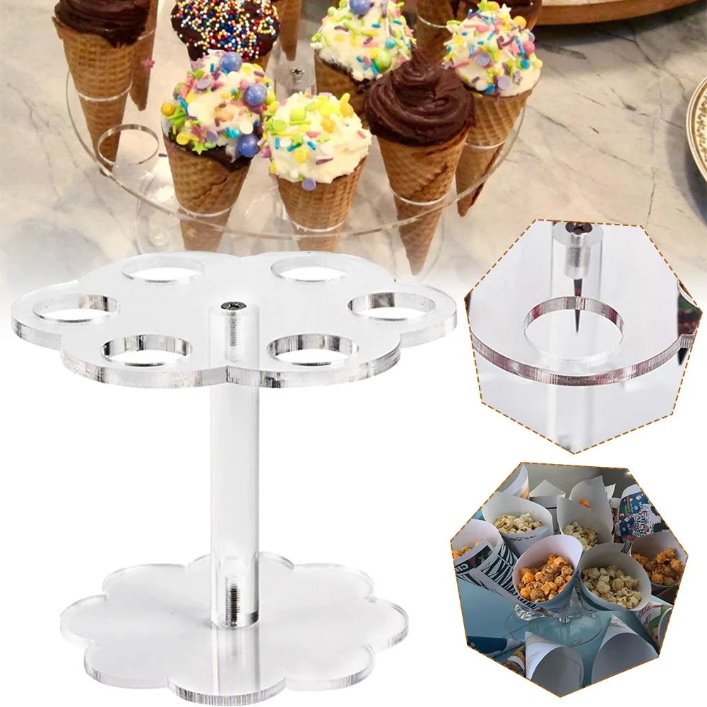 6/16 Holes Acrylic Transparent Ice Cream Stand Cake Cone Stand Holder Wedding Buffet Food Display Stand Baking Kitchen Tools
6/16 Holes Acrylic Transparent Ice Cream Stand Cake Cone Stand Holder Wedding Buffet Food Display Stand Baking Kitchen Tools