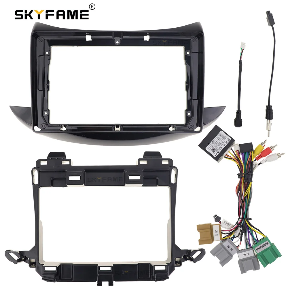 SKYFAME Car Frame Fascia Adapter Canbus Box Decoder For Chevrolet Trax Tracker 3 2017-2018 Android Radio Dash Fitting Panel Kit
SKYFAME Car Frame Fascia Adapter Canbus Box Decoder For Chevrolet Trax Tracker 3 2017-2018 Android Radio Dash Fitting Panel Kit