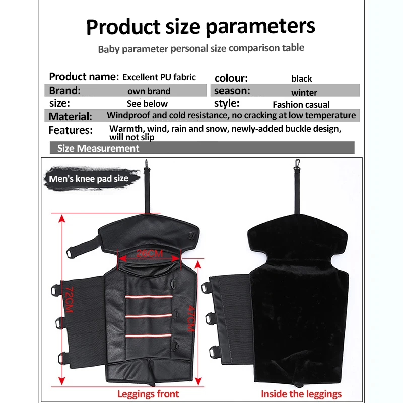 Motorcycle Knee Pads Knee Protector Kneepad Protective Equipment Winter Warm Windproof Waterproof Padded leggings
Motorcycle Knee Pads Knee Protector Kneepad Protective Equipment Winter Warm Windproof Waterproof Padded leggings