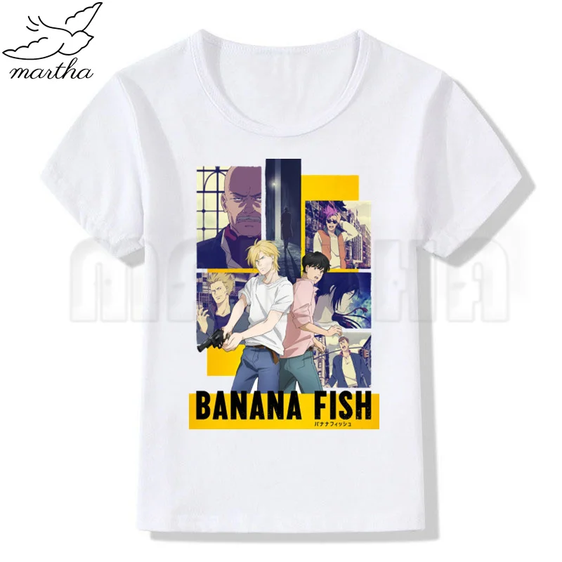 Banana Fish Baby Girls Tshirt Boy Summer Short-Sleeved Casual T-shirts Kids Children's Fashion Tops Girl's Summer White Tee
Banana Fish Baby Girls Tshirt Boy Summer Short-Sleeved Casual T-shirts Kids Children's Fashion Tops Girl's Summer White Tee