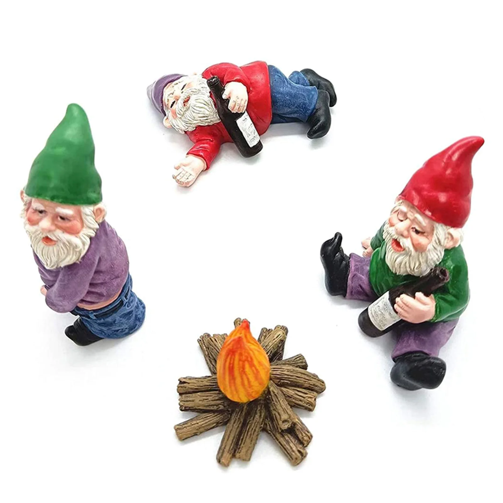 Newly 4pcs Miniature Gardening Gnomes Figurines Ornaments Fairy Garden Accessories Gnome-Drunk Gnome Kit Desktop Decor B
Newly 4pcs Miniature Gardening Gnomes Figurines Ornaments Fairy Garden Accessories Gnome-Drunk Gnome Kit Desktop Decor B