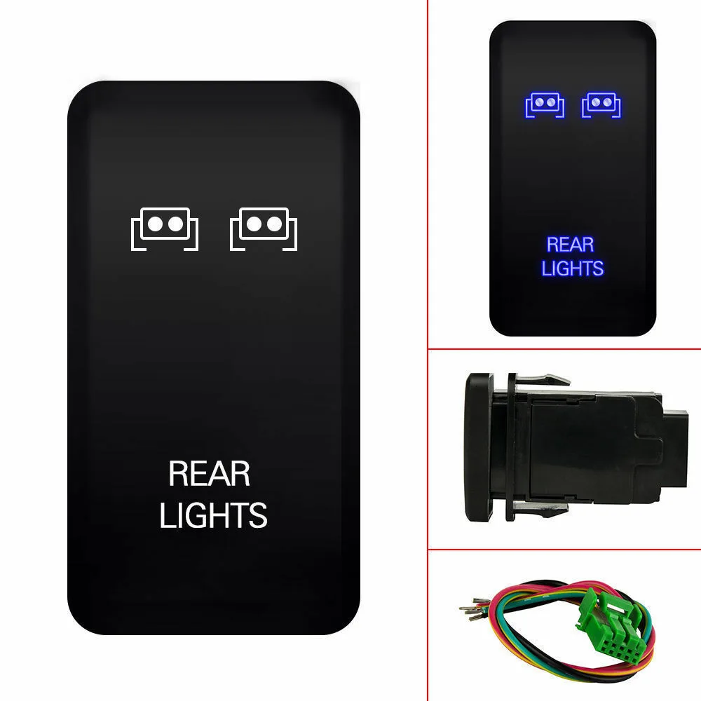 Push REAR LIGHTS Push Switch Rear Switch 3Amp 12V Blue Light High Quality Brand New
Push REAR LIGHTS Push Switch Rear Switch 3Amp 12V Blue Light High Quality Brand New