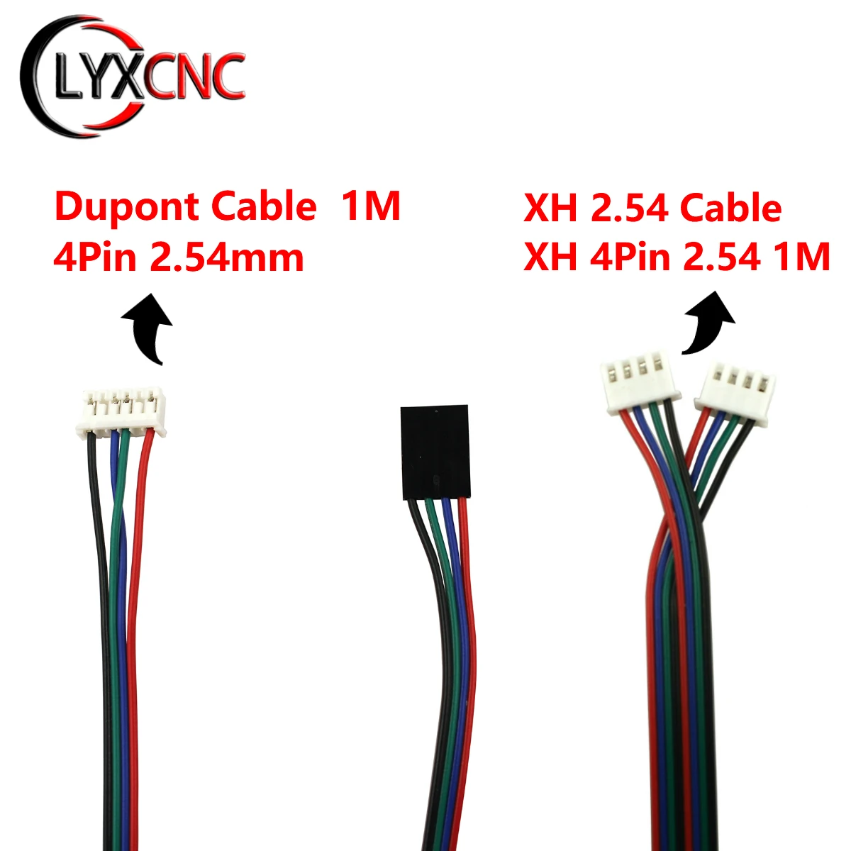 

1M DuPont Line Two-Phase 100cm XH2.54 4pin To 6pin Terminal Motor Connector Cables For Nema 42 Stepper Motor Can be Customizable