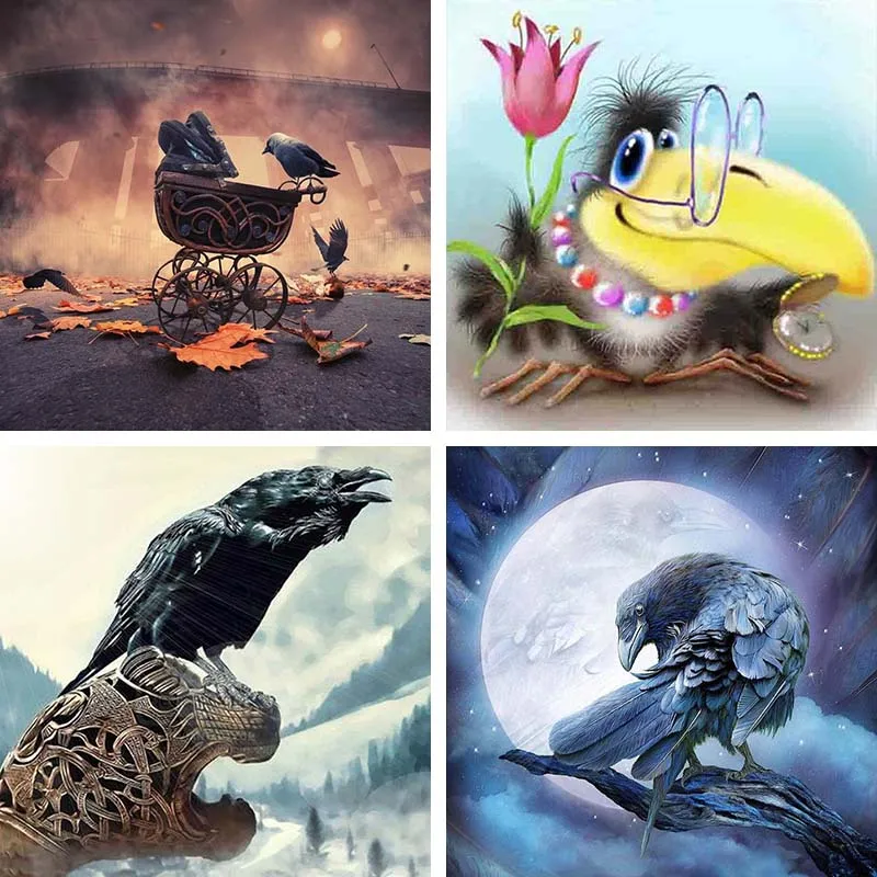 5D DIY Diamond Painting Moon Night Crow Mosaic Set Art Embroidery Cartoon Bird Full Drill Rhinestone Picture Room Decor Gift O93
5D DIY Diamond Painting Moon Night Crow Mosaic Set Art Embroidery Cartoon Bird Full Drill Rhinestone Picture Room Decor Gift O93