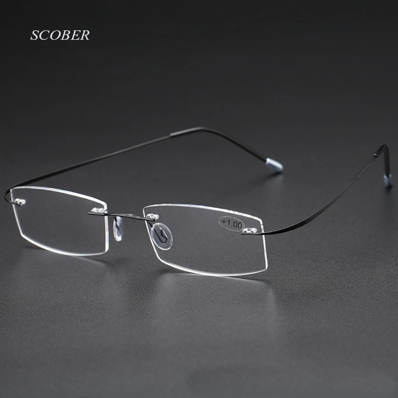 Ultra Light Frameless Reading Glasses With Case Men Anti-Blue Comfortable Portable Presbyopic Glasses women
Ultra Light Frameless Reading Glasses With Case Men Anti-Blue Comfortable Portable Presbyopic Glasses women