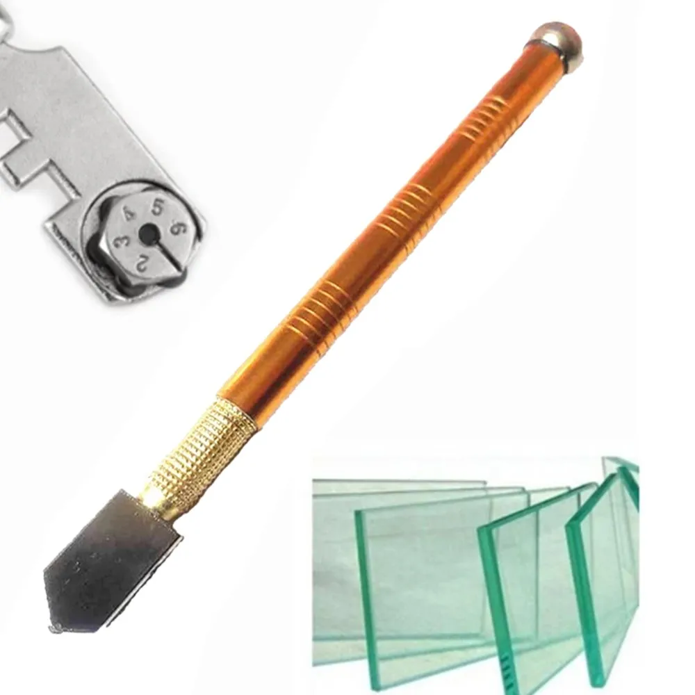 Glass Cutter Diamond Cutter Head Steel Blade Cutting Tool Anti-skid Handle 175mm Round Flat Cutting Tool Multifunctional Portabl
Glass Cutter Diamond Cutter Head Steel Blade Cutting Tool Anti-skid Handle 175mm Round Flat Cutting Tool Multifunctional Portabl