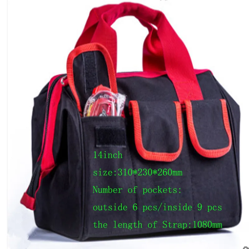 2021 Hot sale Protable large thick household tool bag multifunctional electrician repair kit single shoulder canvas
2021 Hot sale Protable large thick household tool bag multifunctional electrician repair kit single shoulder canvas