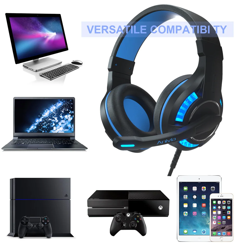 Anivia Mh603 Wired Headphones Head-Mounted E-Sports Chicken Game Heavy Bass Computer Headset With Microphone Headset
Anivia Mh603 Wired Headphones Head-Mounted E-Sports Chicken Game Heavy Bass Computer Headset With Microphone Headset