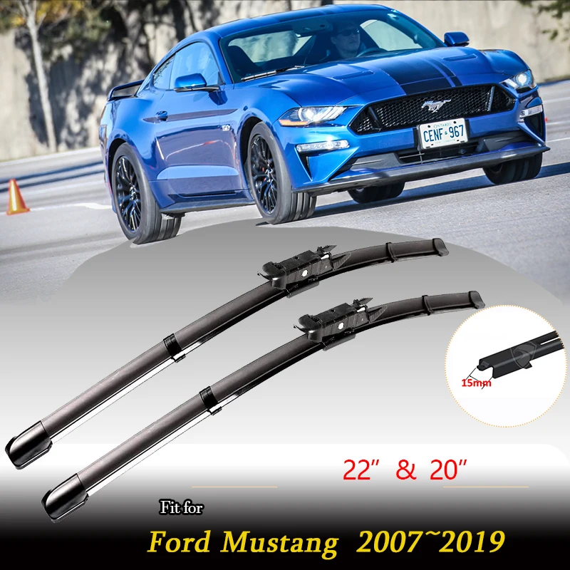 Front Wiper Blades for Ford Mustang 2007~2019 GT Accessories Auto Glass Wipers Car Windscreen Goods 2008 2009 2010 2011 2012
Front Wiper Blades for Ford Mustang 2007~2019 GT Accessories Auto Glass Wipers Car Windscreen Goods 2008 2009 2010 2011 2012