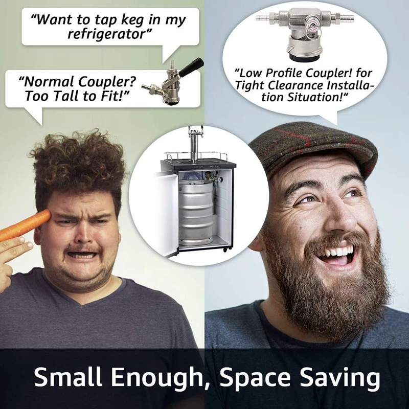 Fashion-Stainless Steel Low Profile Keg Coupler,D System Coupler with Safety Pressure Relief Valve,Space Saving Keg Tap Coupler
Fashion-Stainless Steel Low Profile Keg Coupler,D System Coupler with Safety Pressure Relief Valve,Space Saving Keg Tap Coupler
