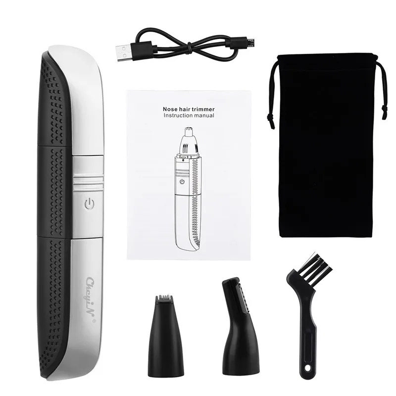 3in1 Electric Nose Ear Hair Trimmer Clipper for Men USB Rechargeable Beard Eyebrow Hair Removal Waterproof Shaving Machine Razor
3in1 Electric Nose Ear Hair Trimmer Clipper for Men USB Rechargeable Beard Eyebrow Hair Removal Waterproof Shaving Machine Razor