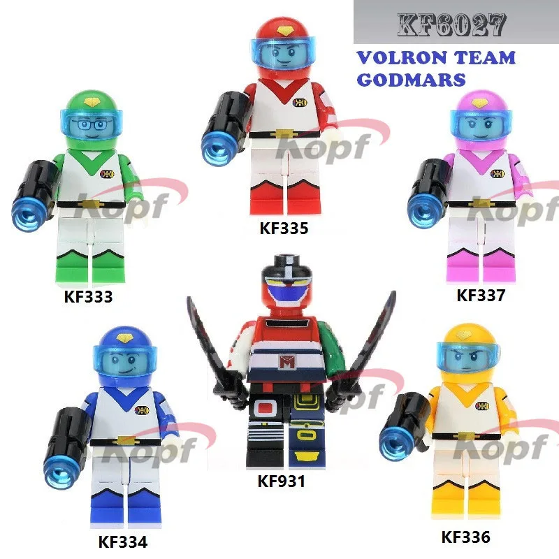 KF6027 Супер Герои Voltron команда Godmars фильм шесть Бог комбинация робокоп космические