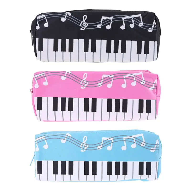 Music Notes Piano Keyboard Pencil Case Large Capacity Pen Bags Stationery Office C5AE
Music Notes Piano Keyboard Pencil Case Large Capacity Pen Bags Stationery Office C5AE