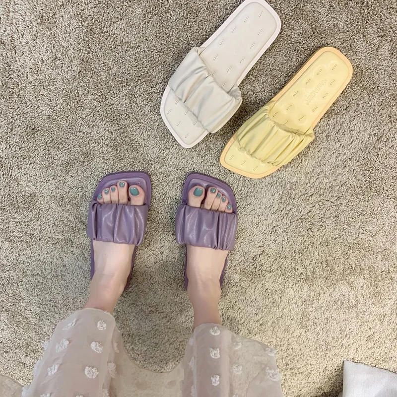 Shoes Ladies' Slippers Luxury Slides Slipers Women Soft Designer 2021 Flat Fashion Rome PU Basic Shoes Slippers Flat Slipers Wom
Shoes Ladies' Slippers Luxury Slides Slipers Women Soft Designer 2021 Flat Fashion Rome PU Basic Shoes Slippers Flat Slipers Wom