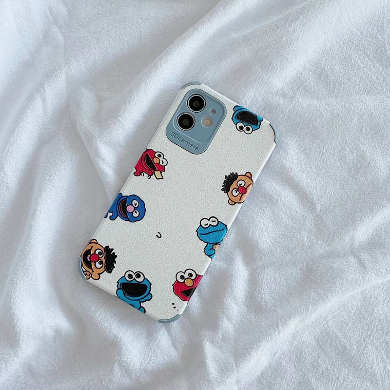 Hot Cartoon Shockproof Cute Sesame Street Soft Silicon Phone Case for Apple Iphone 7 8 Plus 11 Pro X XS XR MAX 12 MiNi SE Cover
Hot Cartoon Shockproof Cute Sesame Street Soft Silicon Phone Case for Apple Iphone 7 8 Plus 11 Pro X XS XR MAX 12 MiNi SE Cover