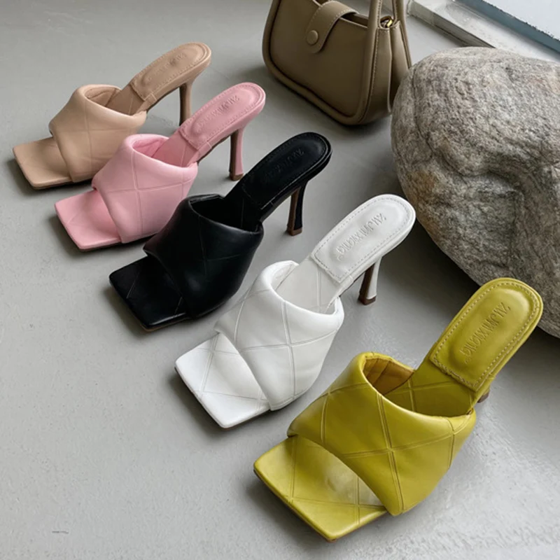 2022 Women Summer 10cm High Heels Slides Mules Sandals Lady Pink Nude Slippers Luxury Brand Designer Stiletto Heels Fetish Shoes
2022 Women Summer 10cm High Heels Slides Mules Sandals Lady Pink Nude Slippers Luxury Brand Designer Stiletto Heels Fetish Shoes
