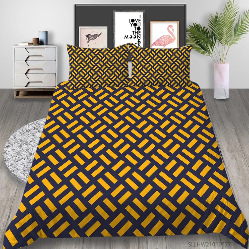 3D Bedding Set King Size Duvet Cover Set 2/3 Pcs Modern Home Bed Set Pillowcase Unique Design Home Textile
3D Bedding Set King Size Duvet Cover Set 2/3 Pcs Modern Home Bed Set Pillowcase Unique Design Home Textile