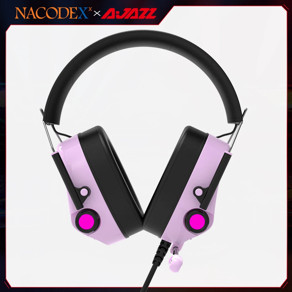AJAZZ NACODEX-H10 игровая гарнитура, объемный звук гарнитуры, стерео, проводной, USB микрофон, красочное освещение, ПК ноутбука
AJAZZ NACODEX-H10 игровая гарнитура, объемный звук гарнитуры, стерео, проводной, USB микрофон, красочное освещение, ПК ноутбука
