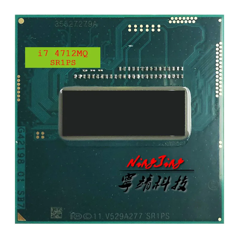 Процессор Intel Core i7 4712MQ SR1PS 2 3 ГГц четырехъядерный восьмипоточный 6 Мб 37 Вт Разъем G3 /