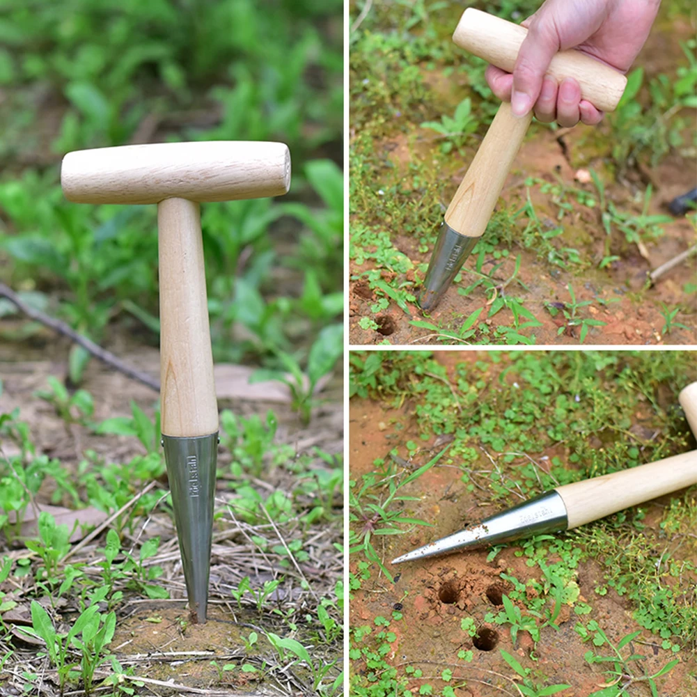 Stainless Steel Durable Garden Tools Hole Punch Cultivation Accessory Loosen Soil Plant Wood Handle Outdoor Sow Dibber
Stainless Steel Durable Garden Tools Hole Punch Cultivation Accessory Loosen Soil Plant Wood Handle Outdoor Sow Dibber