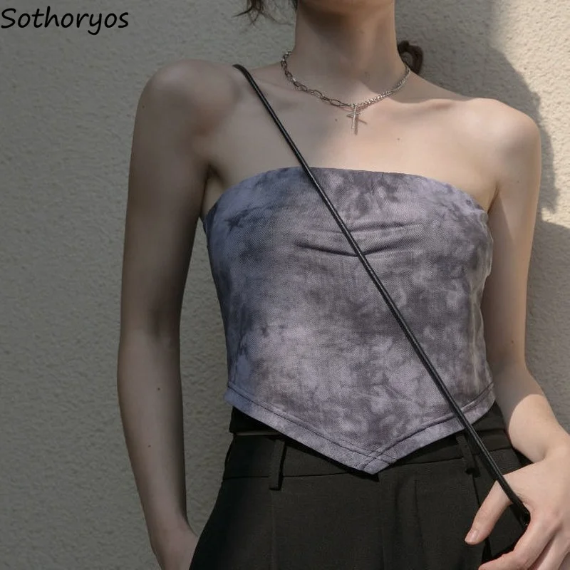 Camisoles Women Slash Neck Sexy Elegant All-match Sexy Tops Womens Tie Dye Designer Chic Ins Ulzzang Tanks Ladies Fashion Casual
Camisoles Women Slash Neck Sexy Elegant All-match Sexy Tops Womens Tie Dye Designer Chic Ins Ulzzang Tanks Ladies Fashion Casual