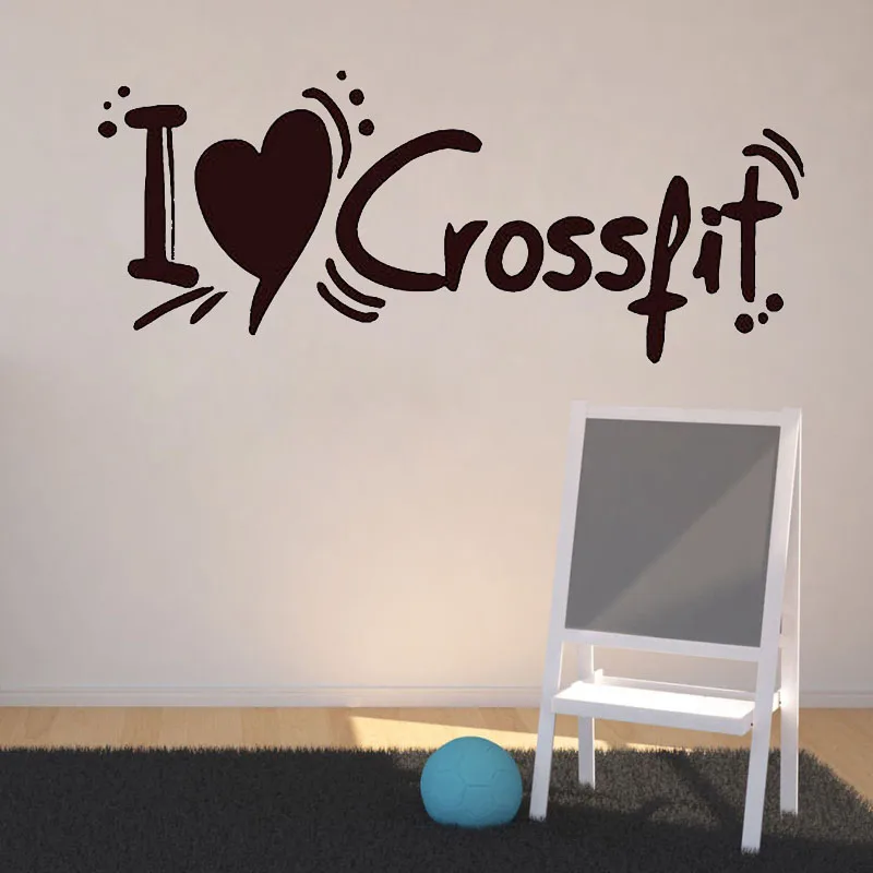 I Love Crossfit Wall Stickers Motivation Workout Fitness Sport Gym Vinyl Art Murals Living Room Home Decor Bedroom Wall Decals
I Love Crossfit Wall Stickers Motivation Workout Fitness Sport Gym Vinyl Art Murals Living Room Home Decor Bedroom Wall Decals
