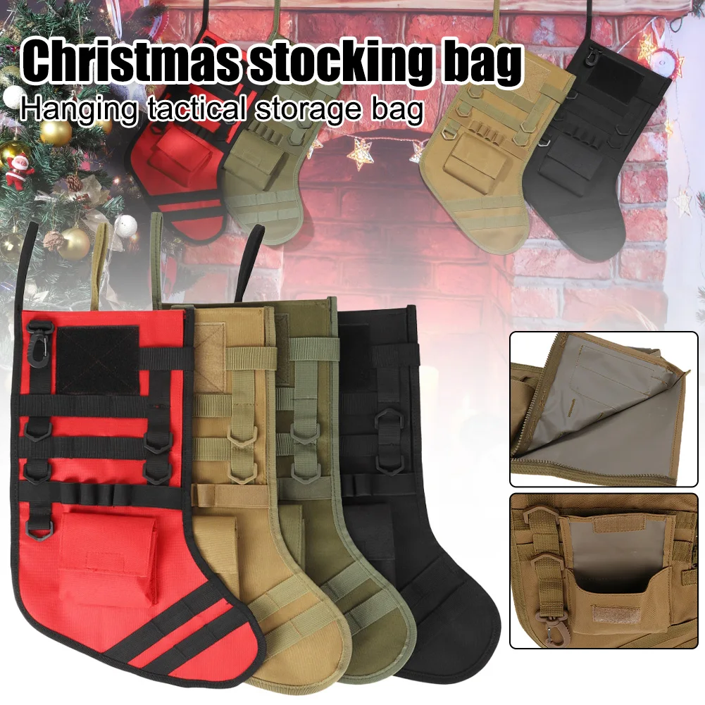 Hanging Molle Christmas Stocking Bag Decoration Pouch Utility Storage Bag Military Combat Molle Pouches Hunting Accessories
Hanging Molle Christmas Stocking Bag Decoration Pouch Utility Storage Bag Military Combat Molle Pouches Hunting Accessories