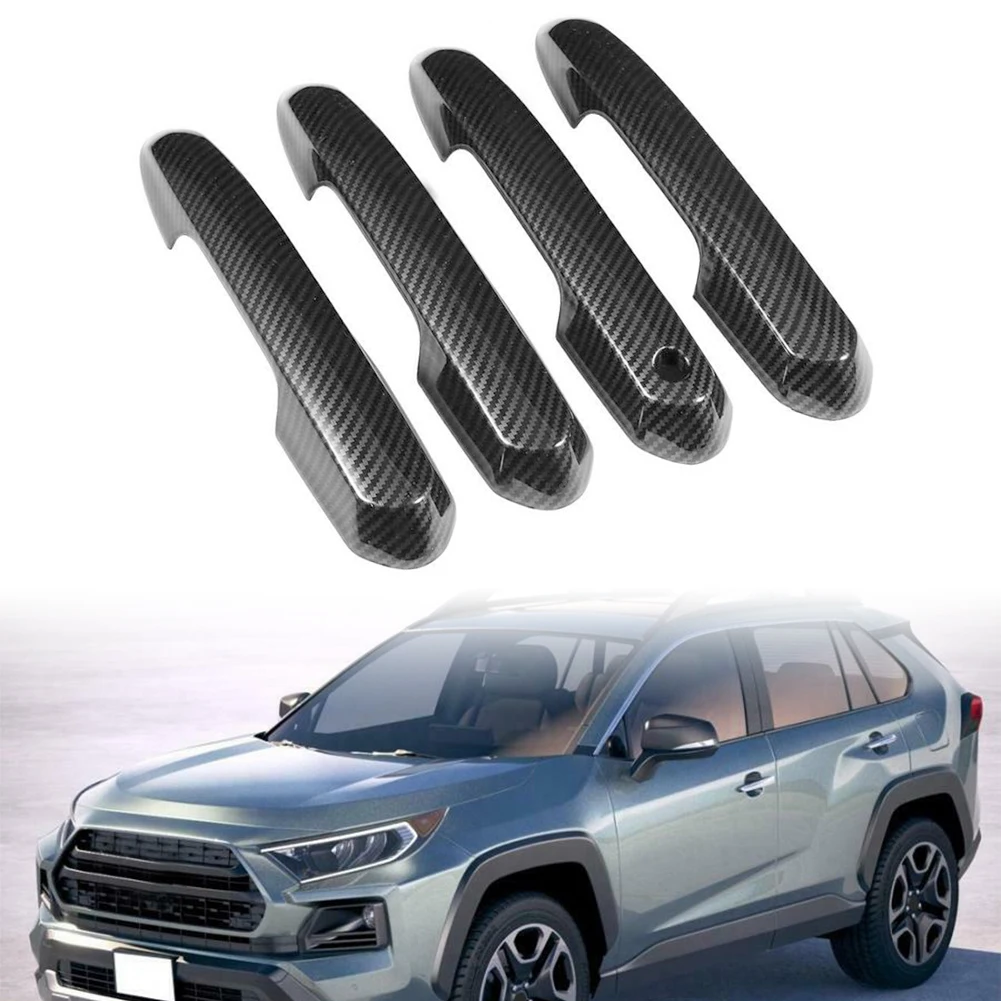 4Pcs/Set Car Door Side Handles Cover Trim ABS Decor For Toyota RAV4 2019 2020 Carbon Fiber Styling 
4Pcs/Set Car Door Side Handles Cover Trim ABS Decor For Toyota RAV4 2019 2020 Carbon Fiber Styling