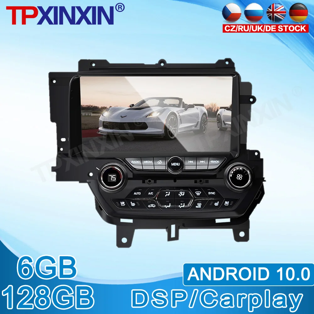 Автомобильный мультимедийный плеер Carplay DSP, Android 10, 4 Гб + 128 Гб, для Chevrolet Corvette C7, IPS экран, радио, GPS-навигационная система, головное устройство
Автомобильный мультимедийный плеер Carplay DSP, Android 10, 4 Гб + 128 Гб, для Chevrolet Corvette C7, IPS экран, радио, GPS-навигационная система, головное устройство