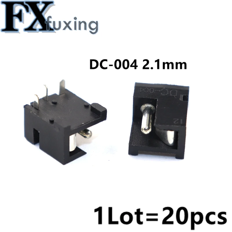 20PCS/LOT Connector DC Power Socket Jack DC-004 PIN=2.0 Needle Size Adaptation 5.5mm*2.1mm Power Female Plug 5.5x2.1MM DC005 Hot
20PCS/LOT Connector DC Power Socket Jack DC-004 PIN=2.0 Needle Size Adaptation 5.5mm*2.1mm Power Female Plug 5.5x2.1MM DC005 Hot