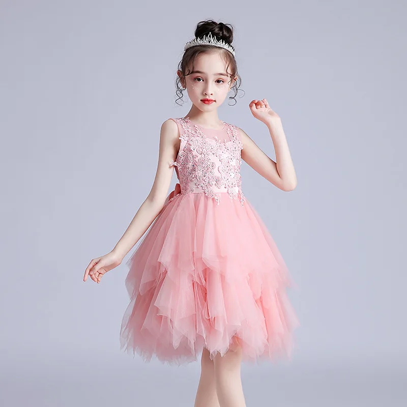 Exquisite Short Flower Layers Sleeveless Model Show Girls Wedding Dresses Kids Princess Party Pageant Formal Evening Gown Dress
Exquisite Short Flower Layers Sleeveless Model Show Girls Wedding Dresses Kids Princess Party Pageant Formal Evening Gown Dress