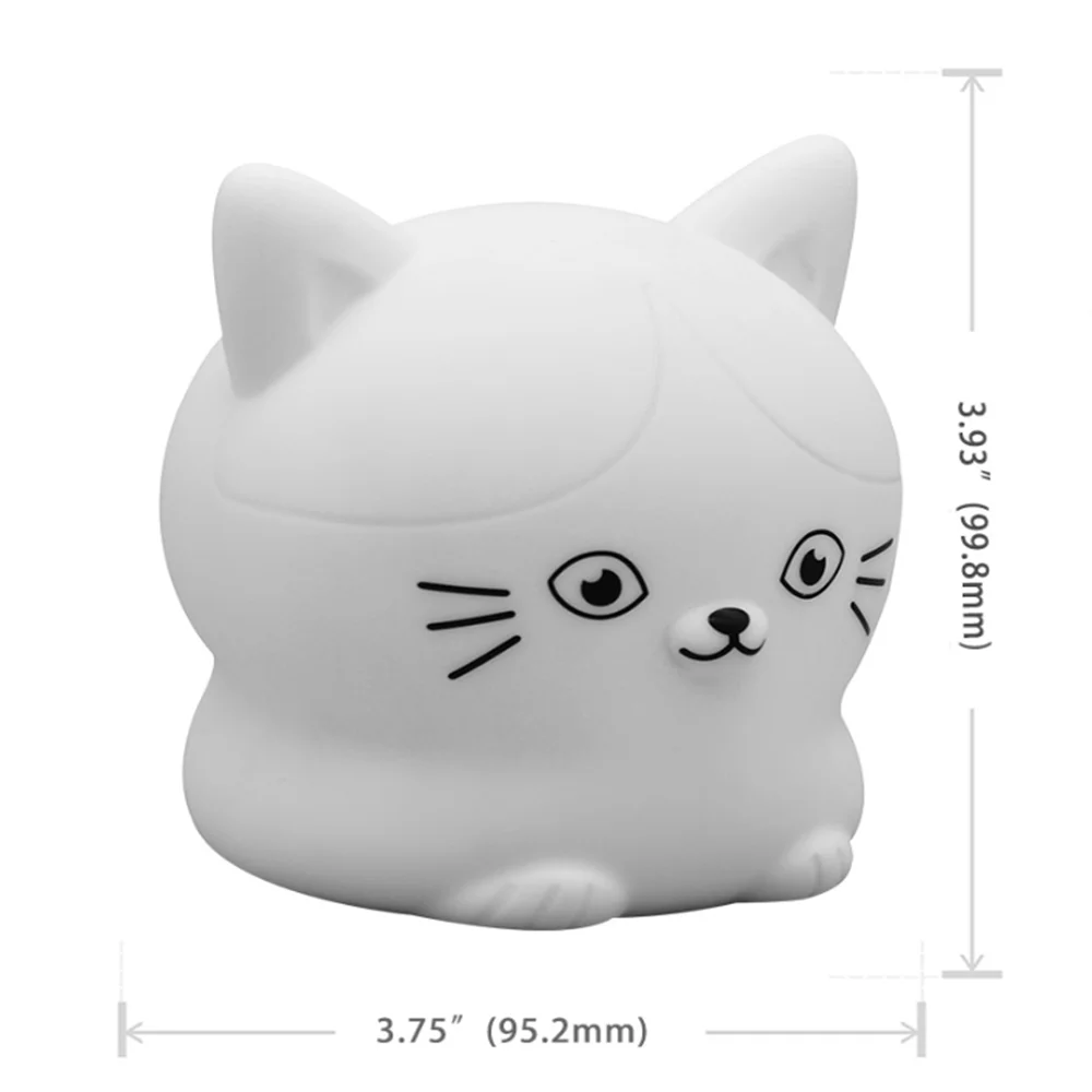 LED Night Light Touch Sensor Remote Control 9 Colors Dimmable Timer USB Rechargeable Silicone Bedside Lamp for Children Baby 
LED Night Light Touch Sensor Remote Control 9 Colors Dimmable Timer USB Rechargeable Silicone Bedside Lamp for Children Baby