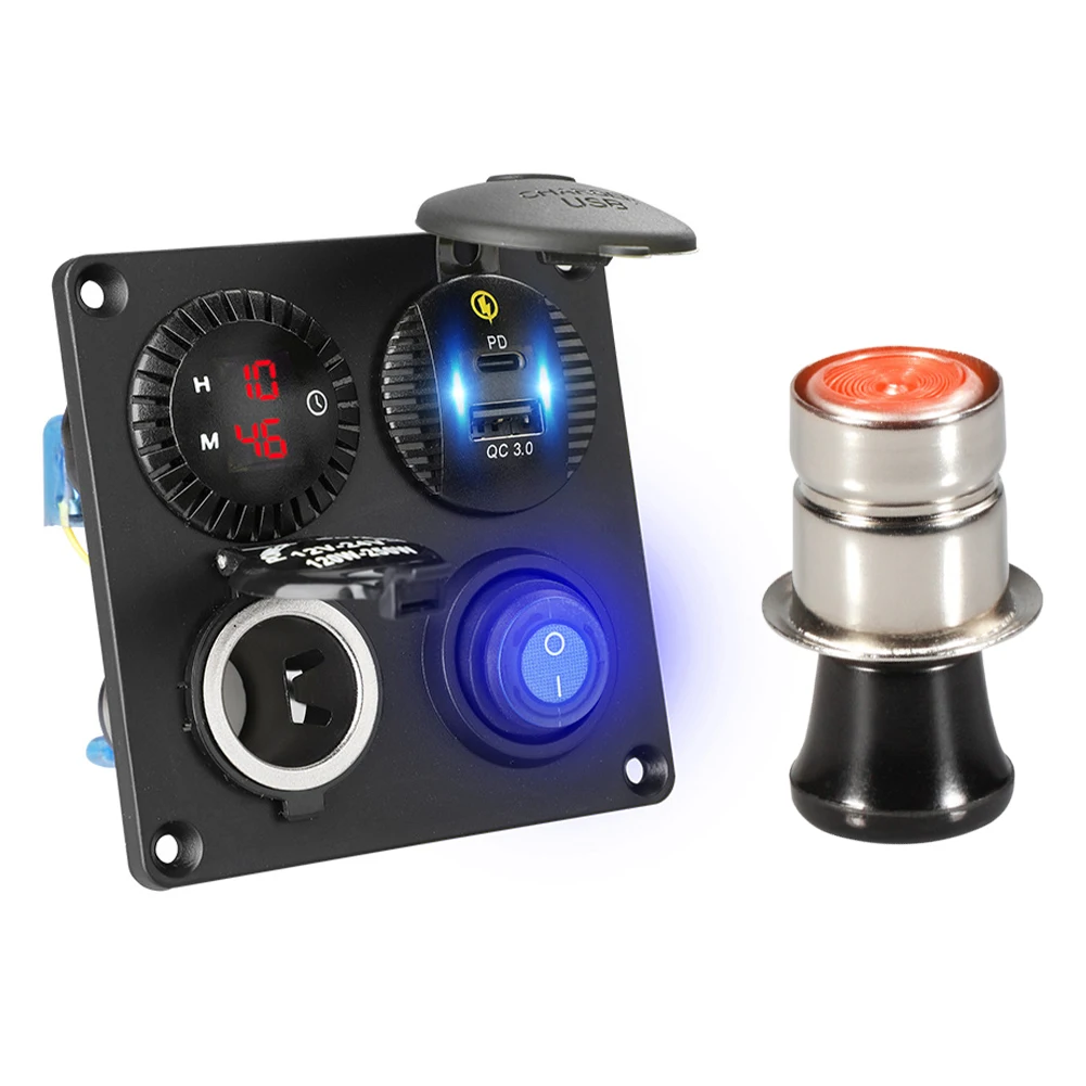 Hot Sale 12V/24V Dual USB Socket Charger Switch Cigarette Lighter зажигалка for Car Boat Marine Truck Camper Vehicles GPS Mobile
Hot Sale 12V/24V Dual USB Socket Charger Switch Cigarette Lighter зажигалка for Car Boat Marine Truck Camper Vehicles GPS Mobile