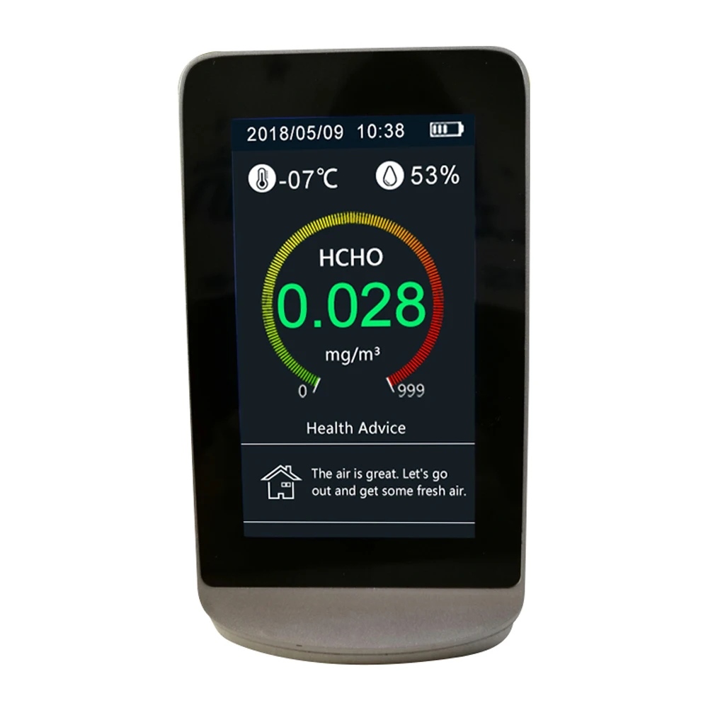 Цифровой многофункциональный PM2.5 PM1.0 PM10 HCHO TVOC AQI детектор термометр и гигрометр анализатор качества воздуха монитор
Цифровой многофункциональный PM2.5 PM1.0 PM10 HCHO TVOC AQI детектор термометр и гигрометр анализатор качества воздуха монитор