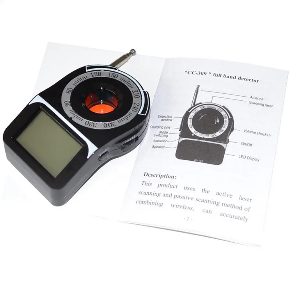 Anti Candid Camera RF Signal Detector wireless Camera Tracking Device GPS Finder Anti-Spy Wireless Signal RF Detector
Anti Candid Camera RF Signal Detector wireless Camera Tracking Device GPS Finder Anti-Spy Wireless Signal RF Detector